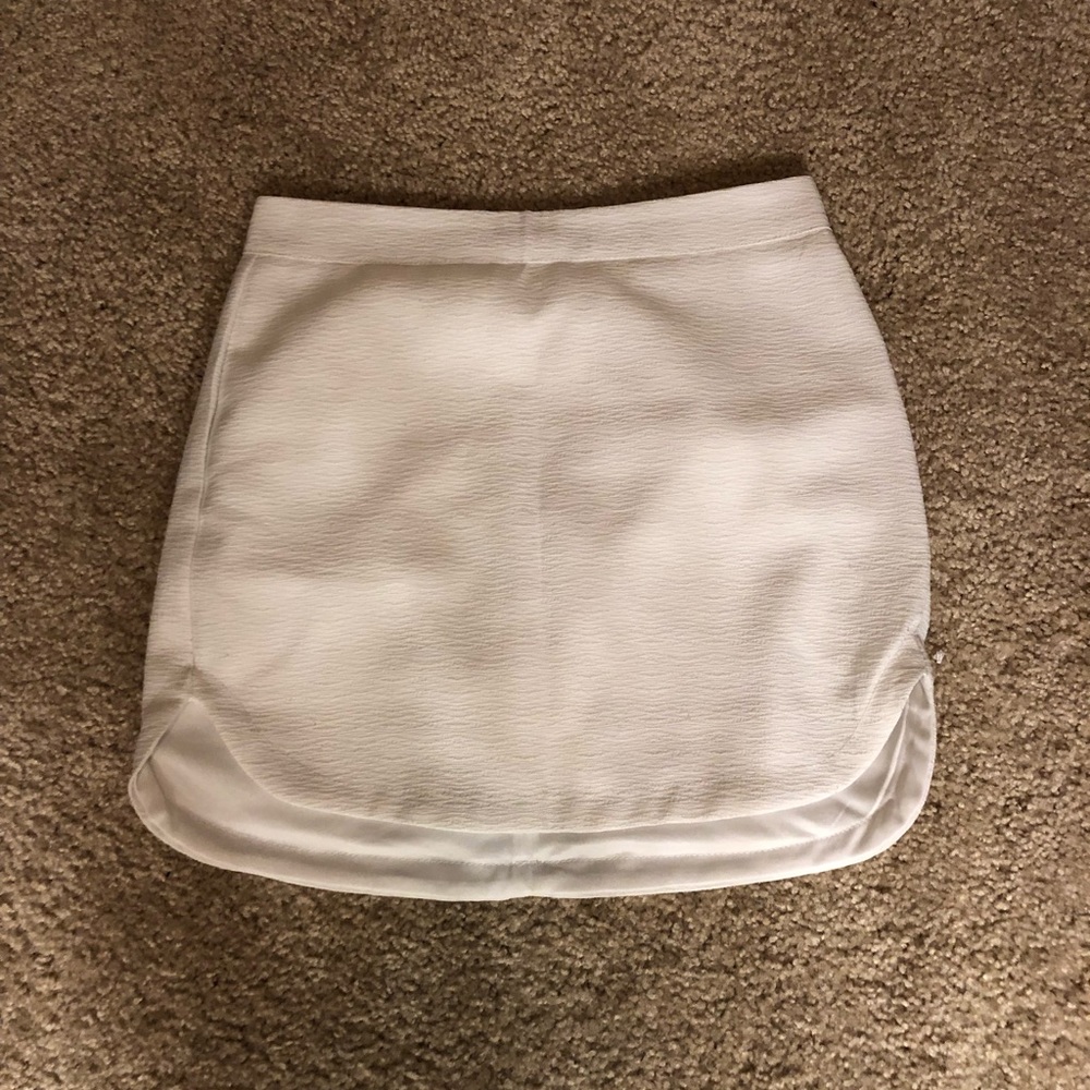 White skirt